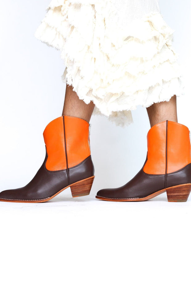 EASY RIDER SHORT BOOTS BOOTIES - sustainably made MOMO NEW YORK sustainable clothing, boots slow fashion