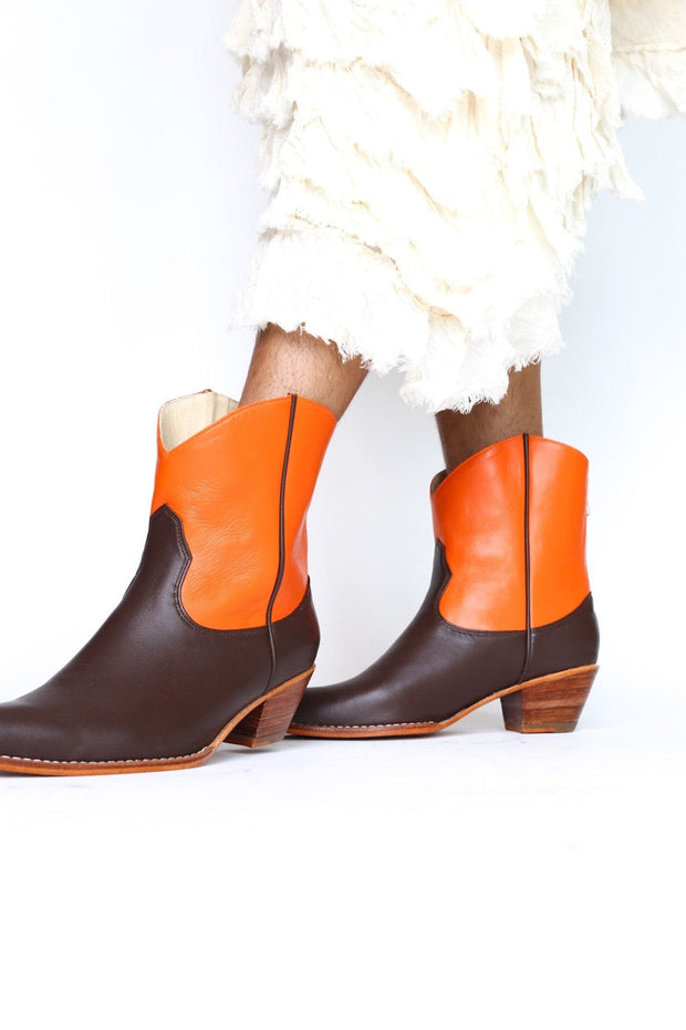 EASY RIDER SHORT BOOTS BOOTIES - sustainably made MOMO NEW YORK sustainable clothing, boots slow fashion