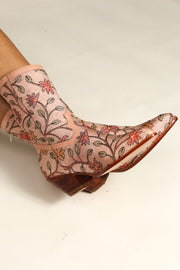 EMBROIDERED BOOTS BEATA - sustainably made MOMO NEW YORK sustainable clothing, boots slow fashion