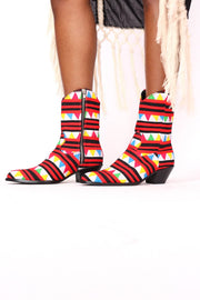 HAND CRAFTED TRIBAL HMONG BOOTS SASSA - sustainably made MOMO NEW YORK sustainable clothing, boots slow fashion